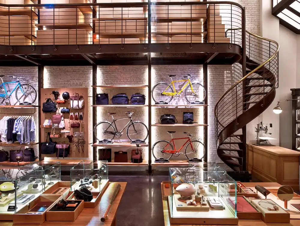 Shinola NYC retail fixture interior rollout